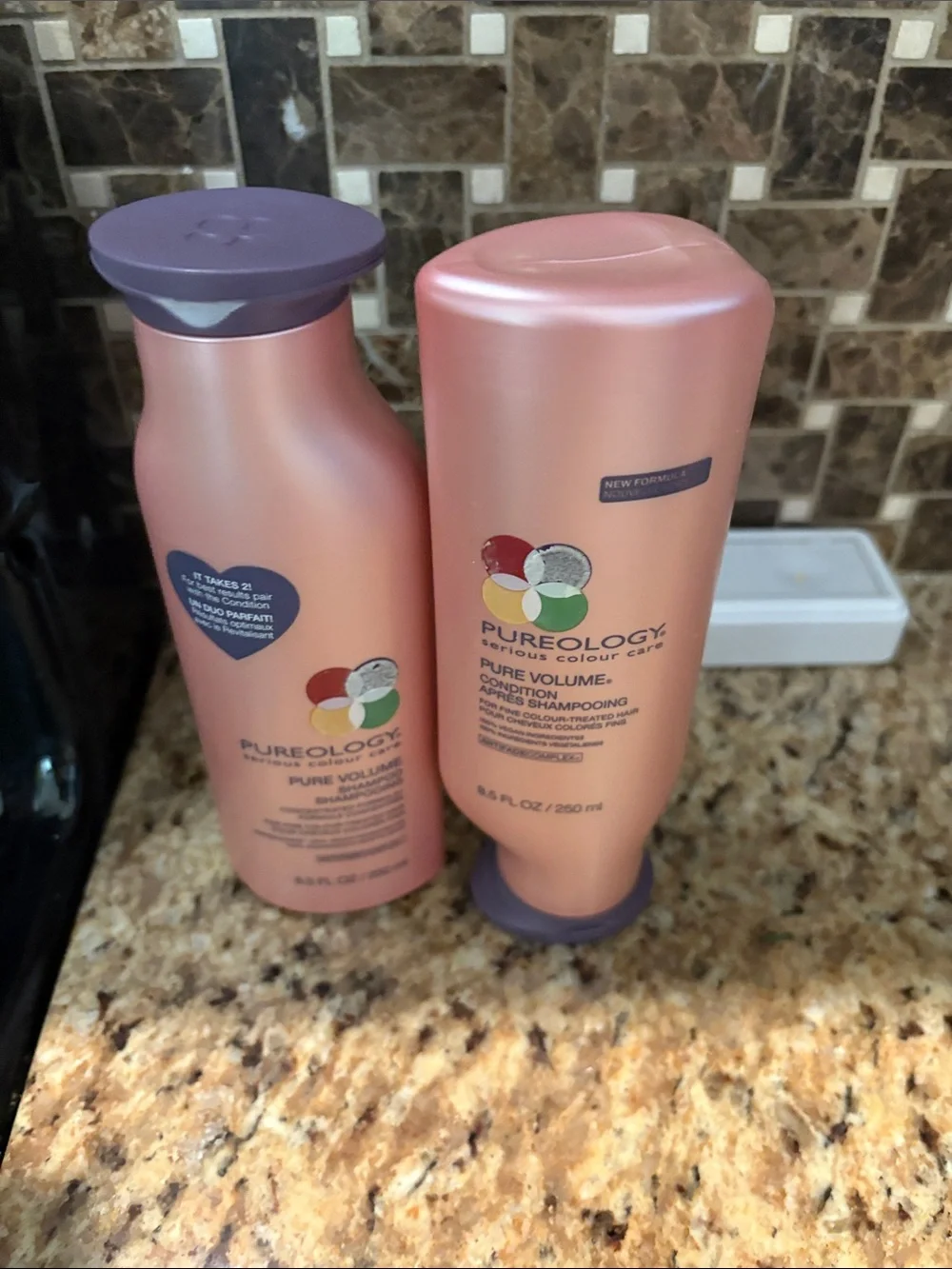 Pureology‎ Pure Volume Shampoo & Conditioner Duo in Rose Pink